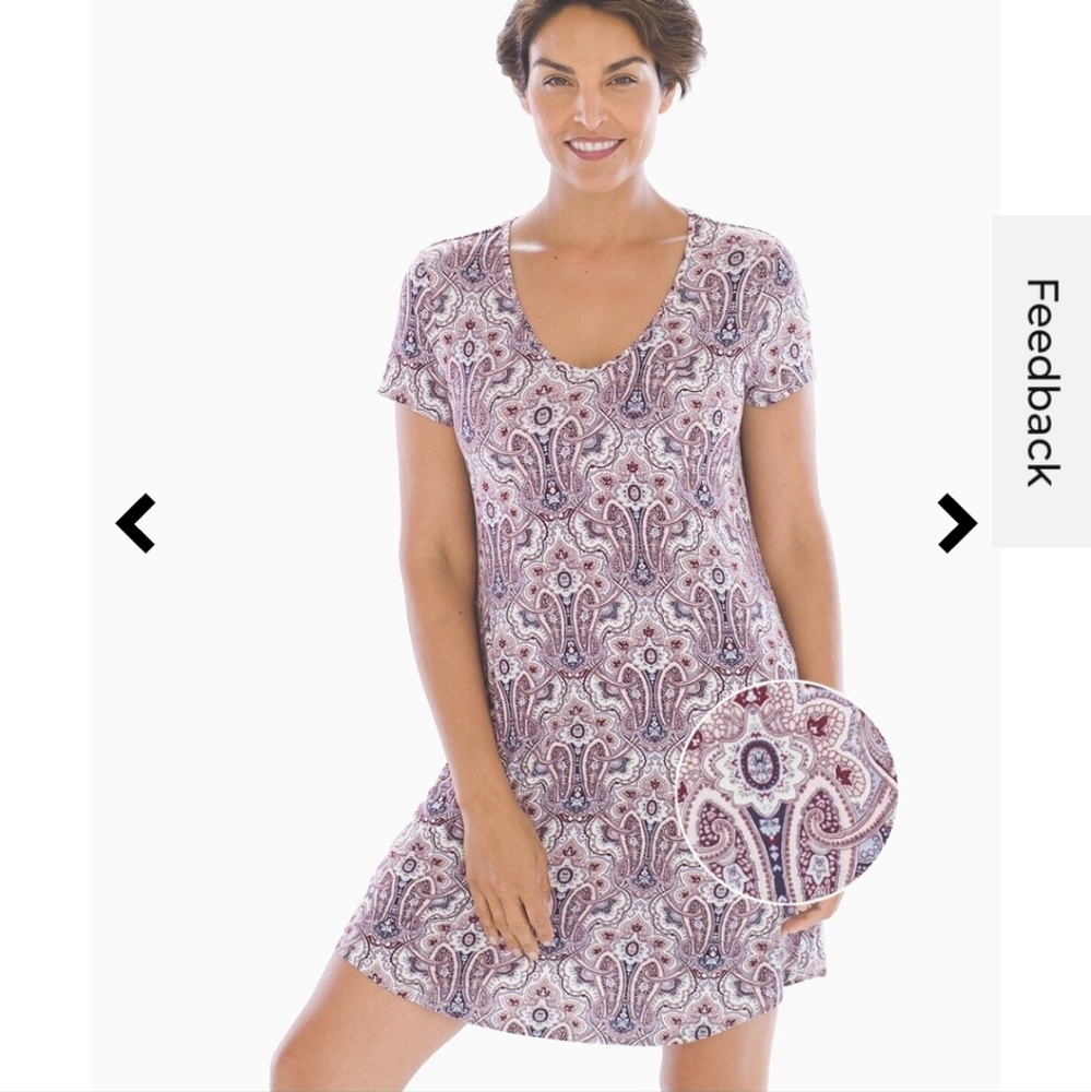 NWT Cool Nights Short Sleeved Sleepshirt from Soma